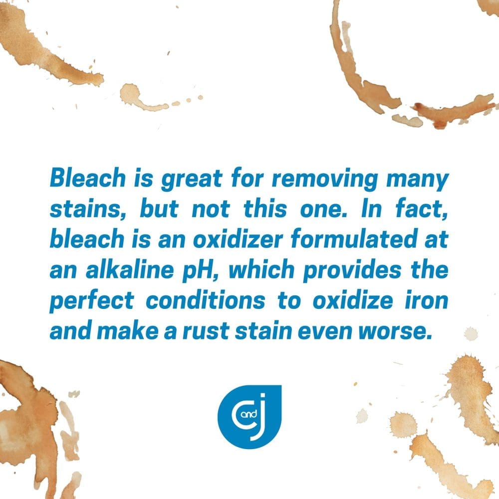 How to Prevent Orange Water Stains in Your Home c and j water