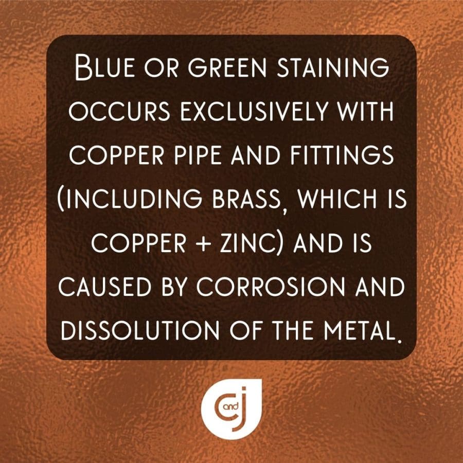 How to Identify and Remove Copper Stains from Your Water c and j water